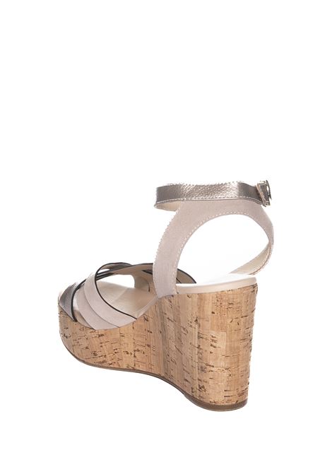 Nude leather sandal NERO GIARDINI | E410610DVELOUR-677